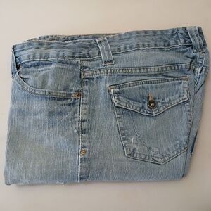 Paper and Denim, Cool Button Down Pockets, Well Worn, Ladies Size 12 Boot Cut